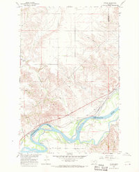 Download a high-resolution, GPS-compatible USGS topo map for Intake, MT (1970 edition)