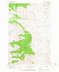 Download a high-resolution, GPS-compatible USGS topo map for Irvine Hill, MT (1967 edition)