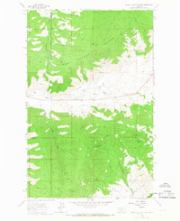 Download a high-resolution, GPS-compatible USGS topo map for Irvine Lookout Tower, MT (1966 edition)