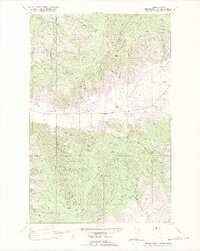 preview thumbnail of historical topo map of Lake County, MT in 1982