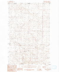 Download a high-resolution, GPS-compatible USGS topo map for Irvins Coulee, MT (1984 edition)