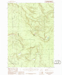 Download a high-resolution, GPS-compatible USGS topo map for Jack Straw Basin, MT (1986 edition)