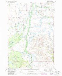 Download a high-resolution, GPS-compatible USGS topo map for Jackson, MT (1989 edition)