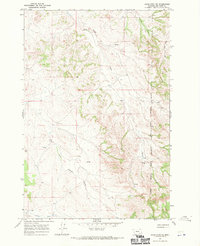 Download a high-resolution, GPS-compatible USGS topo map for Jeans Fork NE, MT (1970 edition)
