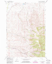 Download a high-resolution, GPS-compatible USGS topo map for Jeff Davis Peak, MT (1989 edition)