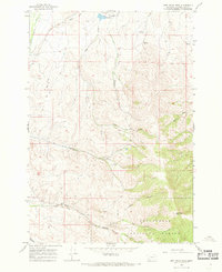 Download a high-resolution, GPS-compatible USGS topo map for Jeff Davis Peak, MT (1968 edition)