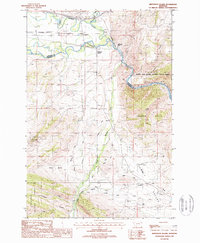 Download a high-resolution, GPS-compatible USGS topo map for Jefferson Island, MT (1988 edition)