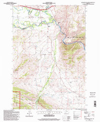Download a high-resolution, GPS-compatible USGS topo map for Jefferson Island, MT (1998 edition)