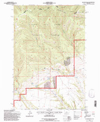 Download a high-resolution, GPS-compatible USGS topo map for Jellison Place, MT (1997 edition)