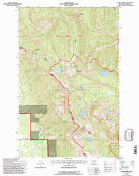 Download a high-resolution, GPS-compatible USGS topo map for Jewel Basin, MT (1996 edition)