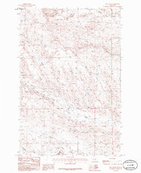 Download a high-resolution, GPS-compatible USGS topo map for Jim Coulee, MT (1986 edition)