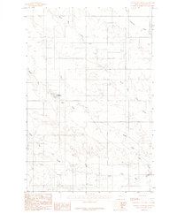 Download a high-resolution, GPS-compatible USGS topo map for Johnson Reservoir, MT (1983 edition)