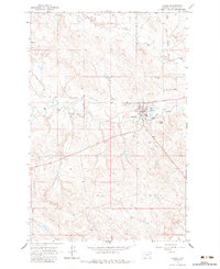 Download a high-resolution, GPS-compatible USGS topo map for Jordan, MT (1984 edition)