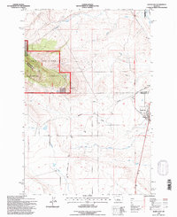 Download a high-resolution, GPS-compatible USGS topo map for Judith Gap, MT (1997 edition)