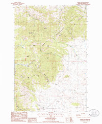 Download a high-resolution, GPS-compatible USGS topo map for Judith Peak, MT (1986 edition)