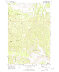 Download a high-resolution, GPS-compatible USGS topo map for Jump Off Peak, MT (1974 edition)