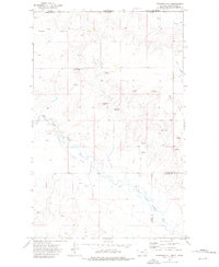 Download a high-resolution, GPS-compatible USGS topo map for Kaminski Hill, MT (1976 edition)