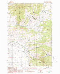 Download a high-resolution, GPS-compatible USGS topo map for Kelly Creek, MT (1987 edition)