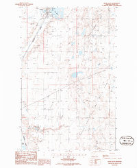 Download a high-resolution, GPS-compatible USGS topo map for Kevin South, MT (1986 edition)