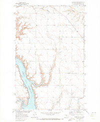 Download a high-resolution, GPS-compatible USGS topo map for Kiehns Coulee, MT (1973 edition)