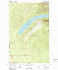 Download a high-resolution, GPS-compatible USGS topo map for Kintla Lake, MT (1987 edition)
