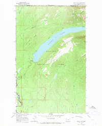Download a high-resolution, GPS-compatible USGS topo map for Kintla Lake, MT (1971 edition)