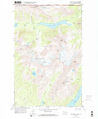 Download a high-resolution, GPS-compatible USGS topo map for Kintla Peak, MT (1972 edition)