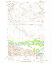 preview thumbnail of historical topo map of Valley County, MT in 1972