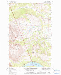 Download a high-resolution, GPS-compatible USGS topo map for Kiowa, MT (1991 edition)