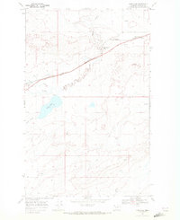 Download a high-resolution, GPS-compatible USGS topo map for Kipp Lake, MT (1972 edition)