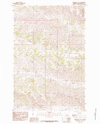 Download a high-resolution, GPS-compatible USGS topo map for Kirkendal Flat, MT (1985 edition)