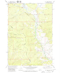 Download a high-resolution, GPS-compatible USGS topo map for Kitty Creek, MT (1979 edition)