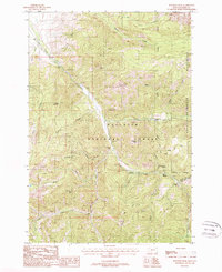 Download a high-resolution, GPS-compatible USGS topo map for Knowles Peak, MT (1988 edition)