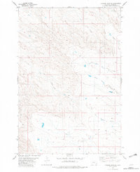 Download a high-resolution, GPS-compatible USGS topo map for Knudson Draw NE, MT (1982 edition)