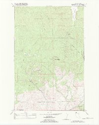 preview thumbnail of historical topo map of Flathead County, MT in 1987