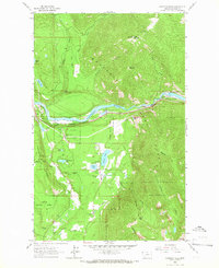 Download a high-resolution, GPS-compatible USGS topo map for Kootenai Falls, MT (1966 edition)