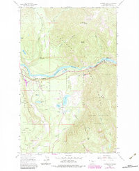 Download a high-resolution, GPS-compatible USGS topo map for Kootenai Falls, MT (1984 edition)