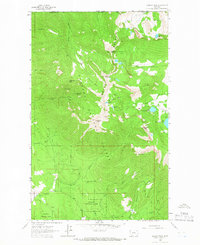 Download a high-resolution, GPS-compatible USGS topo map for Ksanka Peak, MT (1966 edition)