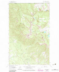 Download a high-resolution, GPS-compatible USGS topo map for Ksanka Peak, MT (1984 edition)