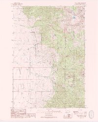 Download a high-resolution, GPS-compatible USGS topo map for Lake Cameron, MT (1989 edition)