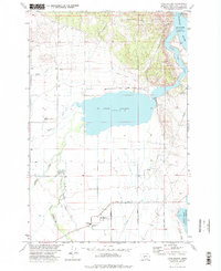 Download a high-resolution, GPS-compatible USGS topo map for Lake Helena, MT (1975 edition)
