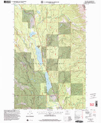 Download a high-resolution, GPS-compatible USGS topo map for Lake Inez, MT (2003 edition)