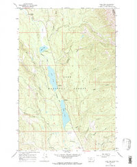 Download a high-resolution, GPS-compatible USGS topo map for Lake Inez, MT (1968 edition)