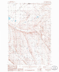 Download a high-resolution, GPS-compatible USGS topo map for Lake Mason NE, MT (1986 edition)