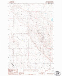 Download a high-resolution, GPS-compatible USGS topo map for Lake Mason NW, MT (1986 edition)