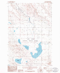 Download a high-resolution, GPS-compatible USGS topo map for Lake Mason, MT (1986 edition)