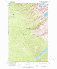 Download a high-resolution, GPS-compatible USGS topo map for Lake Mc Donald East, MT (1988 edition)