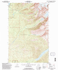 preview thumbnail of historical topo map of Flathead County, MT in 1994