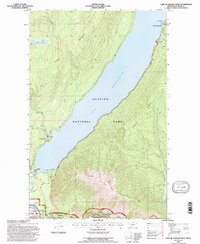 Download a high-resolution, GPS-compatible USGS topo map for Lake Mc Donald West, MT (1997 edition)