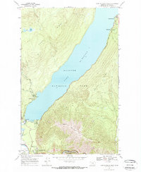 Download a high-resolution, GPS-compatible USGS topo map for Lake Mc Donald West, MT (1971 edition)